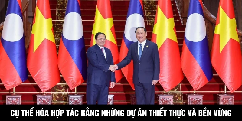 Cụ thể hóa hợp tác bằng những dự án thiết thực và bền vững
